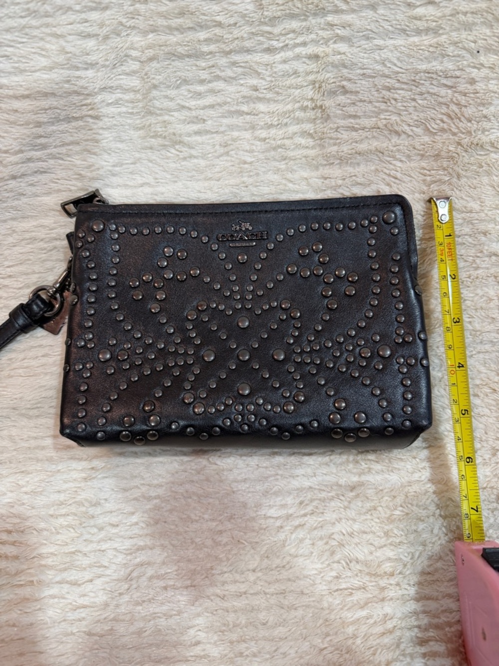Coach Black Studded Leather Wristlet Clutch
Limited Kylie Edition ! - Picture 9 of 9